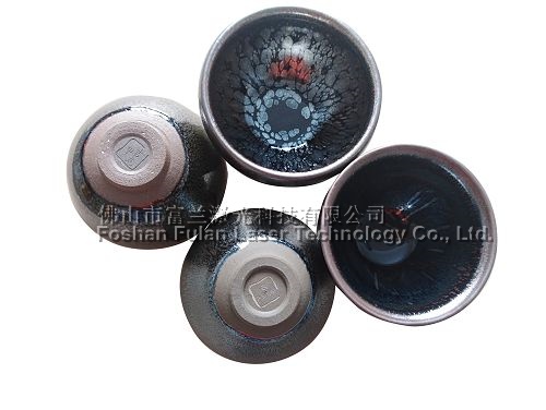 建盞藝術(shù)陶瓷杯激光(guāng)打标刻字