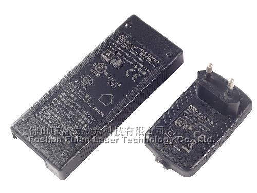 黑(hēi)色塑料電(diàn)源器(qì)外(wài)殼鐳射刻字