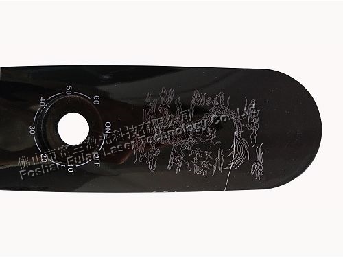 塑料面闆激光(guāng)雕刻透光(guāng)圖案