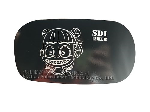 有(yǒu)漆塑料件(jiàn)激光(guāng)打标透光(guāng)圖案